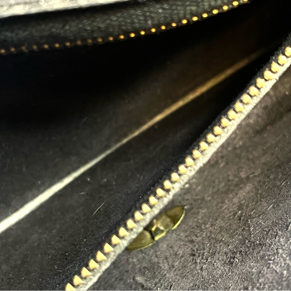 Vintage Coach Black Dinky 4422 Turnlock Crossbody Bag Made in USA NYC Era - Picture 15 of 16